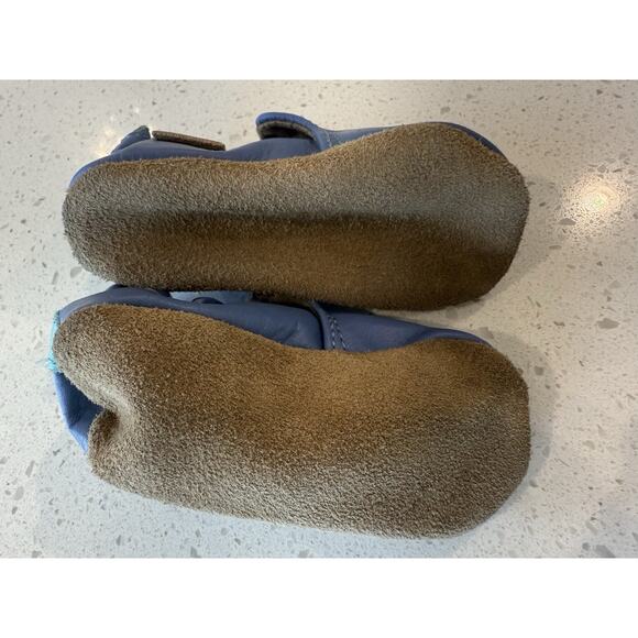 Robeez Soft‎ Soles Pirate Navy Blue Shoes Ages 0-6 Months - Picture 5 of 6